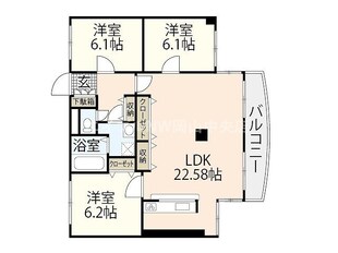 ロジェ岡山の物件間取画像